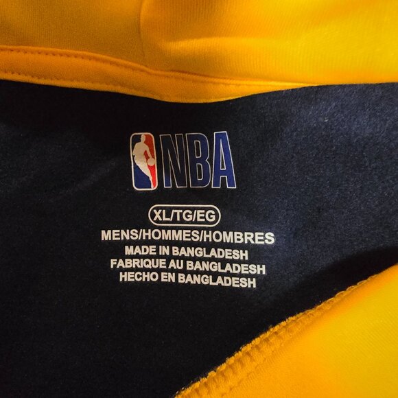 Indiana Pacers Men's NBA Pullover Hoodie Polyester Navy Pockets Size XL NWT - Picture 6 of 7